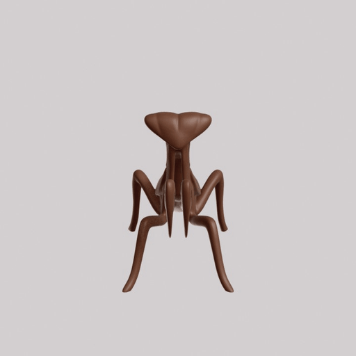 Minimalist Praying Mantis Sculpture