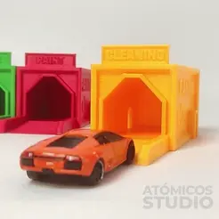 Video_Garages.gif STL file 4 Little Garages・3D print design to download