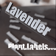 Lavender.gif 3D Printable Lavender Plant Tag – Multi-Color & STL File | Instant Download for Gardeners