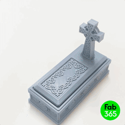 Stone_Coffin_01.gif 3D file Stone Coffin・3D printable model to download, fab_365