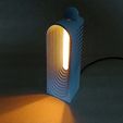 1.gif STL file NEW lampshade・3D printing idea to download