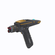 720x720_GIF.gif Discovery Phaser - Star Trek - Printable 3d model - STL + CAD bundle - Commercial Use