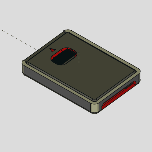 Hard Drive case 2,5" V1.0 3D model