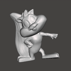 GIF.gif STL-Datei LOONEY TUNES FIGURE Pepe Le Pew LA MOFETA・Design für den 3D-Druck zum Herunterladen