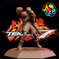 steve3.gif STL file STEVE - TEKKEN 7・3D printer design to download