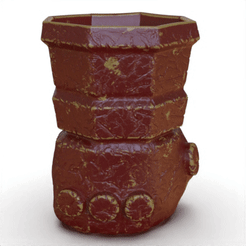 Hellboy-Hand-Vase.41.gif Descargar archivo STL Jarrón portabolígrafos de mano de Hellboy • Objeto para impresora 3D, 699Spatz