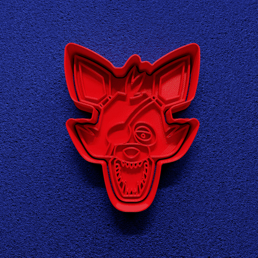 Set Five Nights at Freddy's Cookie Cutter STL - 3D model önizlemesi