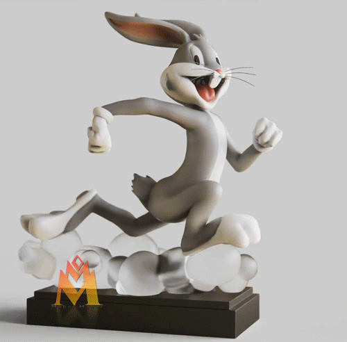 rabbit running clipart gif
