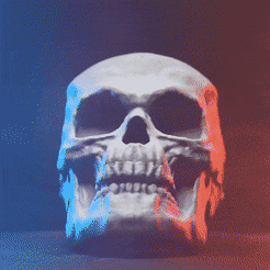 Skull-Rotate-small.gif -Datei Schädel eines Menschen 3D Modell herunterladen • Modell zum 3D-Drucken, isaacodyss