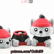 Cutie3D-Winter Urban Wolf Keycap Fidget Clicker Keychain_11.gif Cutie3D Winter Urban Wolf Keycap Fidget Clicker Keychain - Cute Backpack Keychain