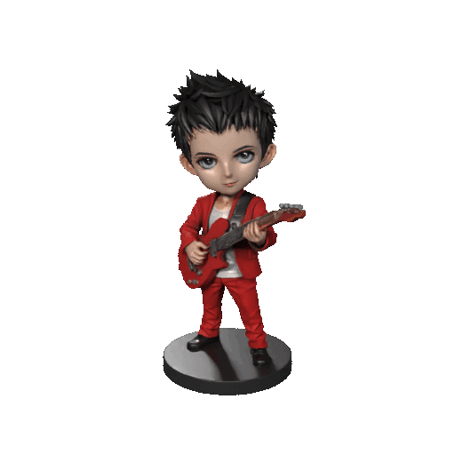 Matt Bellamy – Muse Chibi Alternative Rock Guitarist Vocalist Figure (Fan Art)