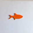 gif poisson.gif Free STL file Fish Keychain・3D printing design to download