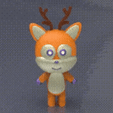 Untitled-design-11-1.gif Cute swamp deer Toy 3d printable Model