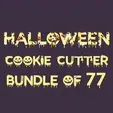 main.gif Halloween cookie cutter bundle of 77