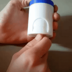 ezgif.com-gif-maker.gif Fichier STL Tasse à dés, tour à dés et conteneur à dés D&D personnalisables.・Plan pour imprimante 3D à télécharger