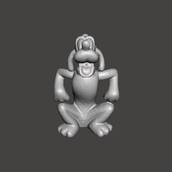 GIF.gif STL file disney pluto dog toy figurine .stl .obj・3D printing model to download, vadi