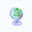 tinywow_VID_32546912.gif Globe 3D MODEL - WORLD MAP PLANET EARTH SCHOOL DESK TABLE STUDENT STUDENT ARCHAEOLOGIST HOME WORK INDICATOR