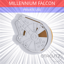 Millennium_Falcon~PRIVATE_USE_CULTS3D_OTACUTZ.gif 3D-Datei Millennium Falcon Ausstechform / SW kostenlos・Design zum 3D-Drucken zum herunterladen
