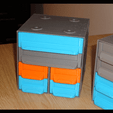 DSC06002_.gif Assemblable drawer blocks 4 levels Mixed (Kit)