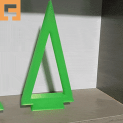 a.gif STL file CHRISTMAS DECORATIVE SET (3 PIECES)・3D printable model to download