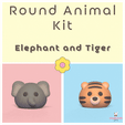 Round-Animal-Kit-Elephant-and-Tiger.gif Round Animals Kit - Elephant and Tiger