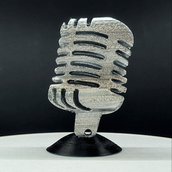 ezgif.com-optimize-3.gif STL file The Flips: Microphone - Treble clef 🎙️𝄞・Design to download and 3D print