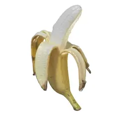 BananaGif2.gif STL file Banana - peeled & fresh・3D print object to download