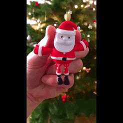 Santa4.gif Fichier STL Jouet Flexi Père Noël・Modèle pour impression 3D à télécharger