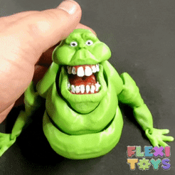 ezgif.com-gif-maker-25.gif STL file FLEXI PRINT-IN-PLACE SLIMER FROM GHOSTBUSTERS・3D printer design to download