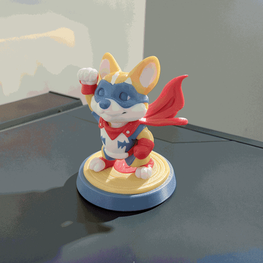 Corgi Dog | Multicolour & Single Colour