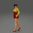 ezgif.com-gif-maker-5.gif Free Photo  Happy brunette woman with short hair in denim short overalls 3D Print Model