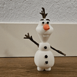 animation.gif Snowman for Christmas - Inspired by Olaf from Frozen - ARTICULATED