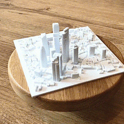 IMG_6153.gif STL file London City - Skyscrapers・Template to download and 3D print, mithreed