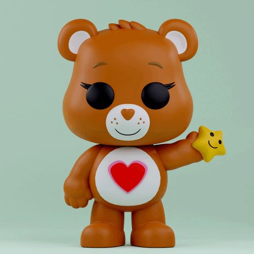 🐻 Tenderheart Bear funko pop from care bear family・ STL File for