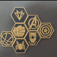 ironman.gif Fridge magnet - Iron Man Logo