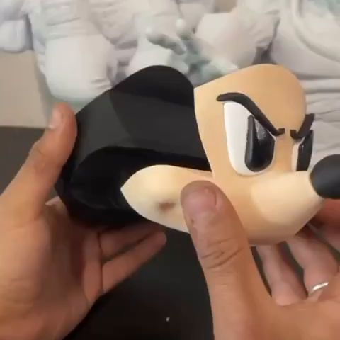 topolino.mp4 Микки Маус Городские вибрации фан-арт готовый к печати (MULTIPARTS/3MF)