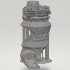 rose-3.gif Free STL file The Rose Tower (Dice Tower)・3D printing design to download, XiantenDesigns