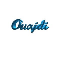 Ouajdi.gif STL file Ouajdi・3D printing template to download