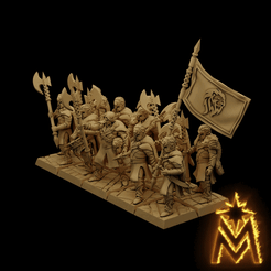 GIF.gif High Elf Lion Guard | 32mm Scale Presupported