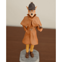 20220913_085218.gif STL file Sherlock Holmes・Model to download and 3D print