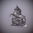 saint_george_and_the_dragon_statue_for_3d_print.gif Saint George and the Dragon statue for 3d print