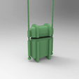 untitled.266.gif 3d parametric bag / container / basket / basket / purse / bag / wallet / clutch / clutch /voronoi