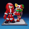 360.gif Rouge & Knuckles "Holidays Time" | Sonic The Hedgehog.