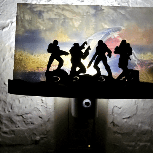 Halo Night Light 3D model