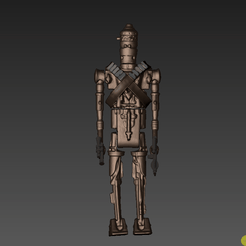 ig11.gif 3D file The Mandalorian IG-11 .3D action figure .OBJ Kenner style.・Template to download and 3D print