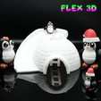 Penguins-Igloo-gif-2.gif Flex 3D Penguin Chunkies and Igloo
