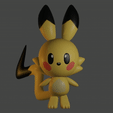 pikachu.gif Pikachu (Pokémon Reboot)  - 3D Model