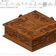 Cad-Designing.gif Royal Harvest: Artisan-Crafted Wooden Box for Dried Fruit Delights