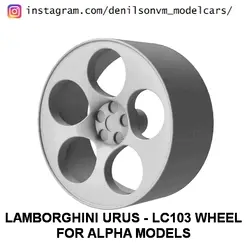 0-ezgif.com-gif-maker.gif Lamborghini Urus LC103 Wheel for Alpha Models 1/24 scale