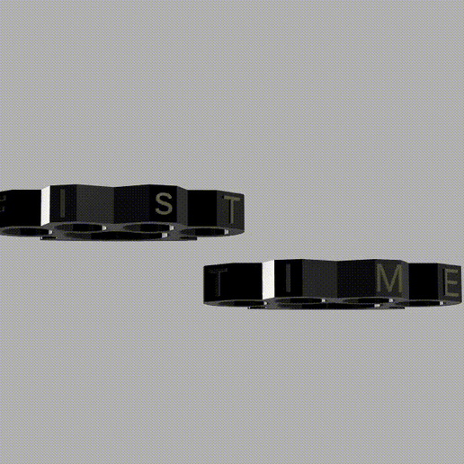 Brass Knuckle Set - Fist Time Edition - 3D model önizlemesi